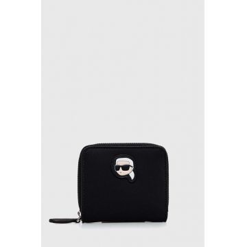Karl Lagerfeld portofel femei, culoarea negru