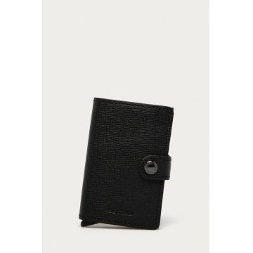 Secrid portofel de piele MC.Black-Black