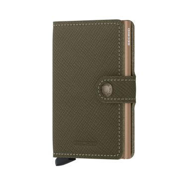 Secrid Portofel de piele culoarea verde MSa.Olive-OLIVE