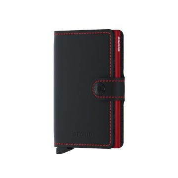 Secrid portofel de piele MM.Black.Red-Black.Red