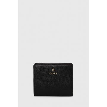 Furla portofel de piele femei, culoarea negru