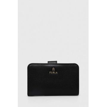 Furla portofel de piele femei, culoarea negru