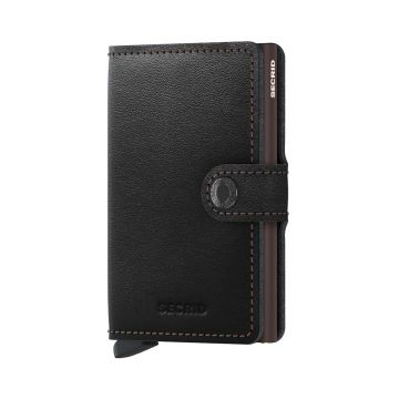 Secrid portofel de piele Black & Brown culoarea negru