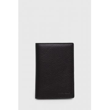 Coccinelle portofel de piele barbati, culoarea negru Coccinelle portofel de piele barbati, culoarea negru