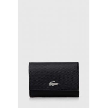 Lacoste portofel femei, culoarea negru
