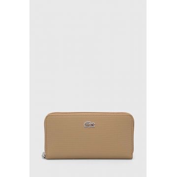 Lacoste portofel femei, culoarea negru