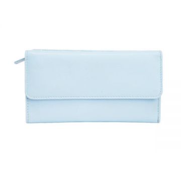 Portofel Dreptunghiular cu Clapeta Bleu