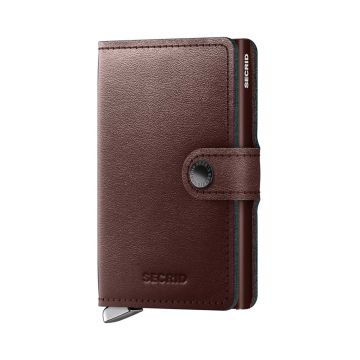Secrid portofel de piele culoarea maro, MDu-Dark Brown