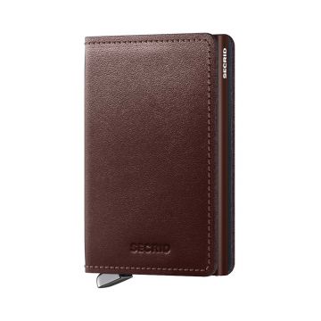 Secrid portofel de piele culoarea maro, SDu-Dark Brown