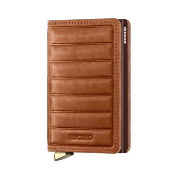 Secrid portofel de piele culoarea maro, SEl-Cognac