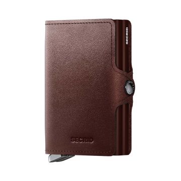 Secrid portofel de piele culoarea maro, TDu-Dark Brown