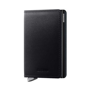 Secrid portofel de piele culoarea negru, SDu-Black