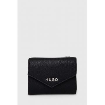 HUGO portofel femei, culoarea negru, 50516933