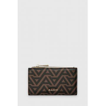 Aldo portofel MERECLYA femei, culoarea maro, 13824420