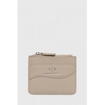 Armani Exchange carcasa cardului culoarea bej, 948539 CC783