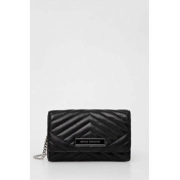 Armani Exchange portofel femei, culoarea negru, 948481 4R742