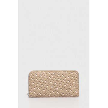 BOSS portofel femei, culoarea bej, 50523654