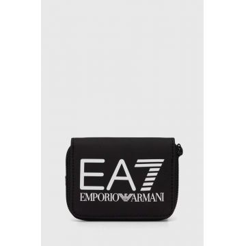 EA7 Emporio Armani portofel culoarea negru, 3R910.245055