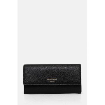 Emporio Armani portofel femei, culoarea negru, EW000542 AF11953