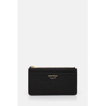 Emporio Armani portofel femei, culoarea negru, EW000547 AF11953