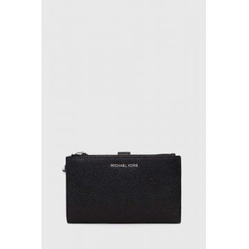 MICHAEL Michael Kors portofel de piele femei, culoarea negru, 32T7SAFW4L