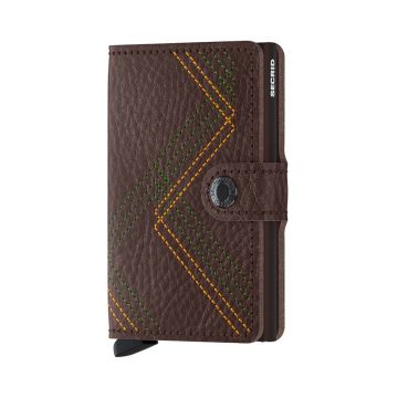 Secrid portofel culoarea maro, MSt-Linea Espresso