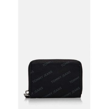 Tommy Jeans portofel femei, culoarea negru, AW0AW16490 Tommy Jeans portofel femei, culoarea negru, AW0AW16490