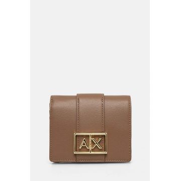 Armani Exchange portofel femei, culoarea maro, 948600 4F786