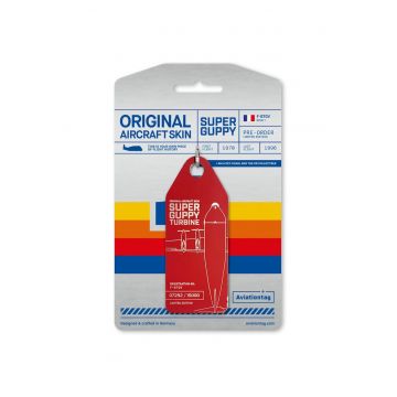 Breloc  Airbus Skylink - Super Guppy - F-BTGV Red - Rosu