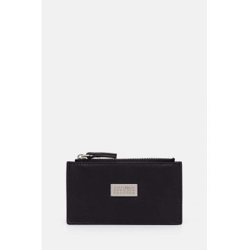 MM6 Maison Margiela portofel de piele culoarea negru, SA5UI0016.P7179