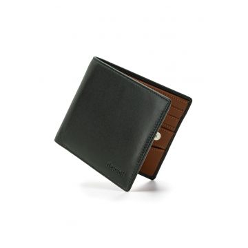 Portofel modern slim clasic barbati -  protectie RFID - piele naturala premium