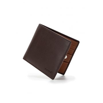 Portofel modern slim clasic barbati -  protectie RFID - piele naturala premium