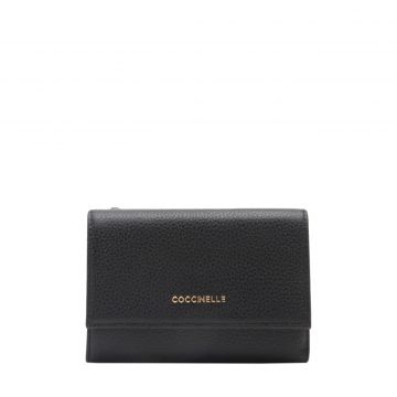 Metallic soft compact wallet