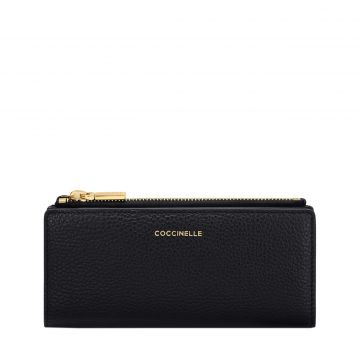 Metallic soft continental wallet