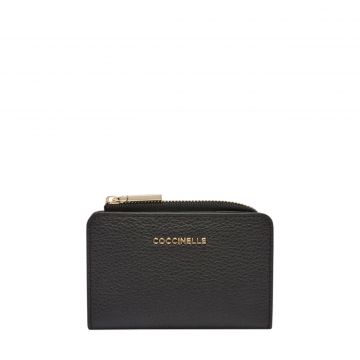 Metallic soft s compact wallet