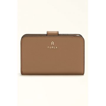 Portofel compact din piele Camelia