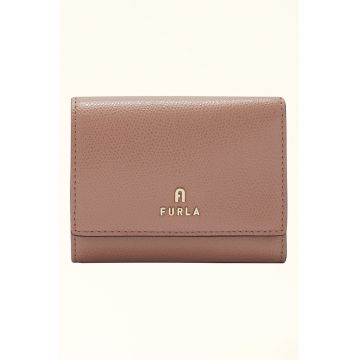 Portofel de piele cu logo Camelia
