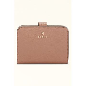 Portofel compact din piele Camelia