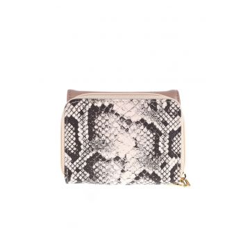 Portofel din piele ecologica cu model animal print