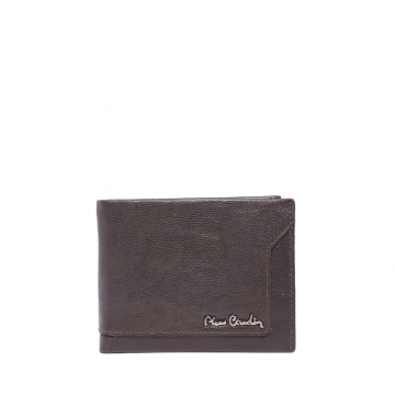 Portmoneu bărbați Pierre Cardin maro închis din piele cu RFID 7bpu8805103tdm