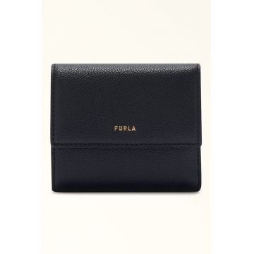 Portofel compact din piele Goccia