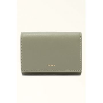Portofel compact din piele Nuvola