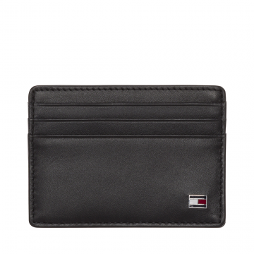 Portcard bărbați Tommy Hilfiger negru din piele 3429BPU0653N