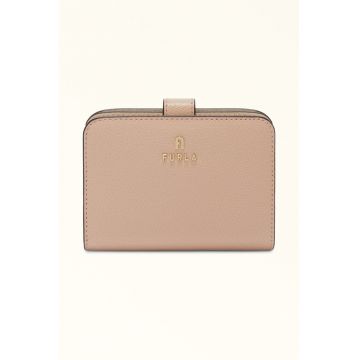 Portofel compact din piele Camelia