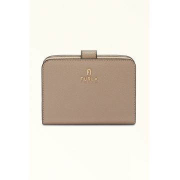 Portofel compact din piele Camelia
