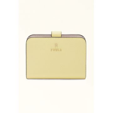 Portofel compact din piele Camelia