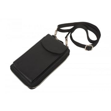 Portofel tip geanta, Gala PT1113, piele naturala, Negru Portofel tip geanta, Gala PT1113, piele naturala, Negru