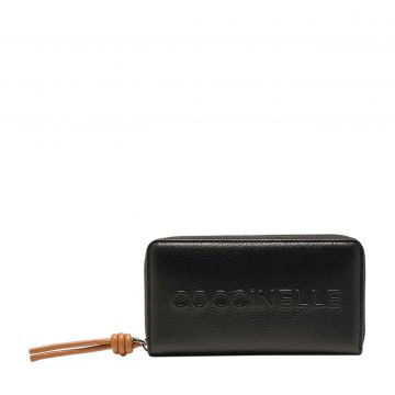 Myrtha maxi logo noir/cuir