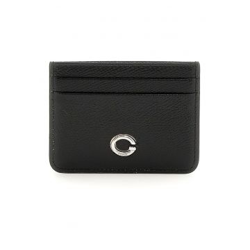 Portcart din piele cu logo G Puffy