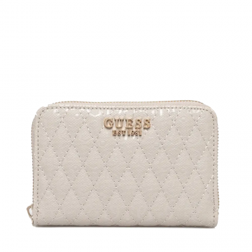Portmoneu femei Guess taupe cu logo frontal  919DPUSWGG9626137TA